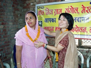 訪問した村での様子