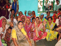 プロジェクトを通じて女性グループの活動が活発になりました