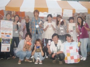 展示ブースを手伝ってくださったボランティアのみなさん