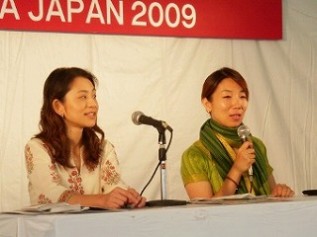 サブステージでインドのコットン生産地の様子をご報告