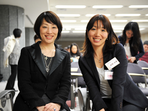 自分磨きで社会貢献セミナー 大串さんと岩附の二人で記念撮影