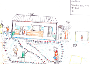 子どもに描いてもらった「夢の学校」