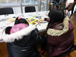 思い思いの絵を描いてくれました