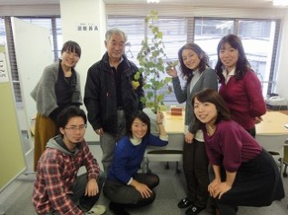 ACEの事務所にコットンの木がやってきました