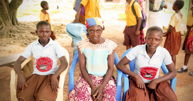 アフィアちゃんとアジョアちゃん