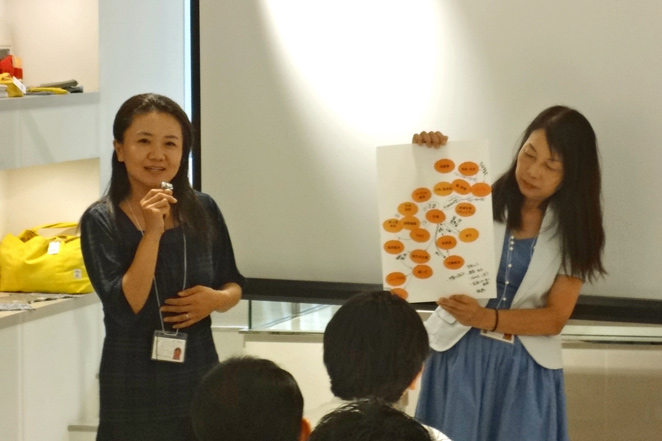 グループで考えた改善策を発表