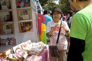 児童労働やACEの活動を高島屋労働組合のみなさんがブースで紹介してくださいました