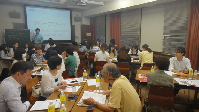 明治学院大学での「寄付の教室」の様子