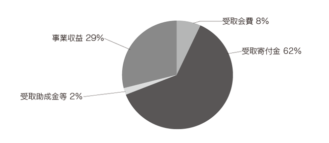 ACE　2013年度（前期）収入内訳
