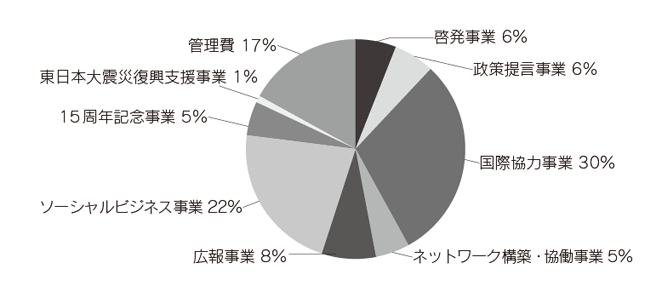 ACE　2013年度（前期）支出内訳