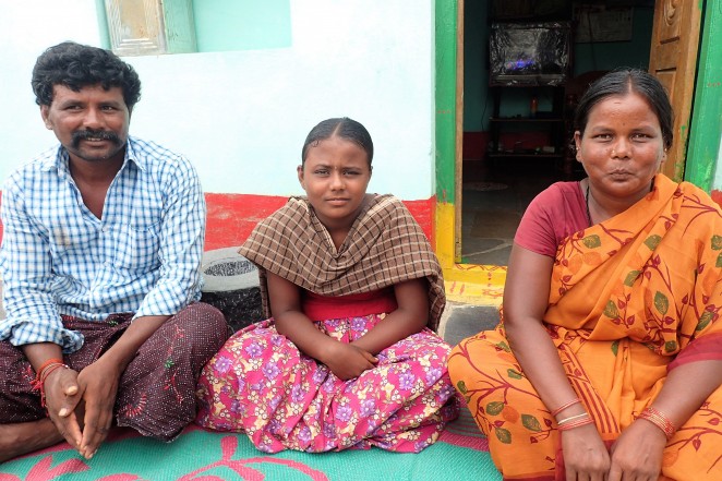 ラーマラクシュミさん一家