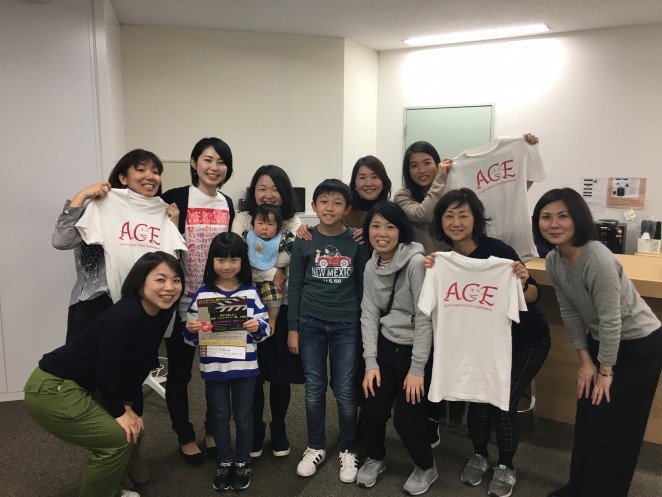当日運営にあたったママチームとACEスタッフ