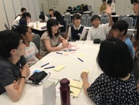 8月3日イベント　グループディスカッションの様子