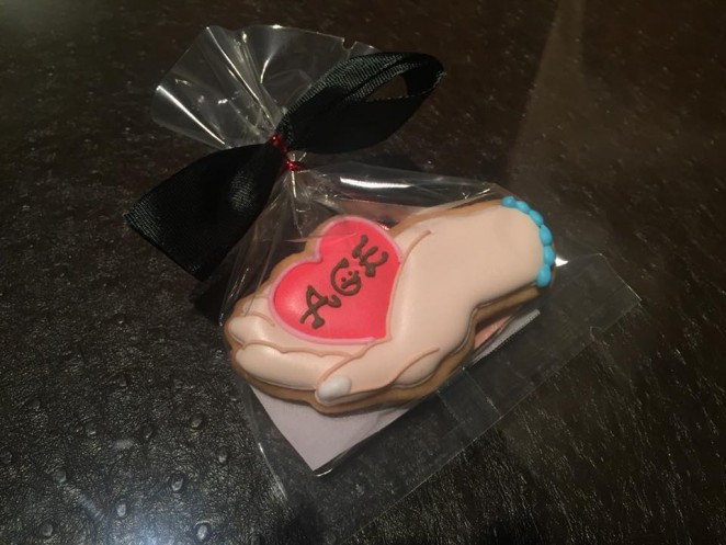 お土産のCOOKIEBOYさん特製のクッキー