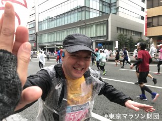 沿道応援の様子