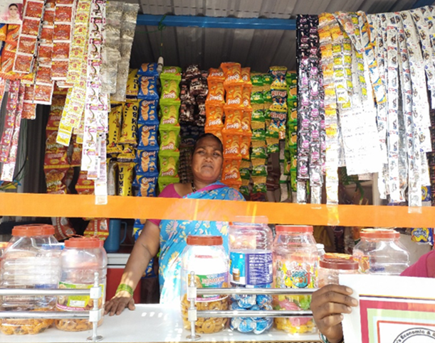 商店の様子の写真